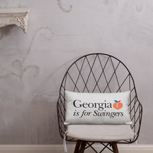 Load image into Gallery viewer, Georgia Swingers Pillow