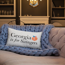 Load image into Gallery viewer, Georgia Swingers Pillow